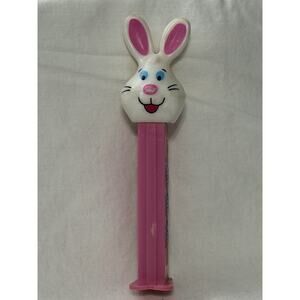 Vintage Pez Dispenser Pink Easter Bunny Made In Slovenia